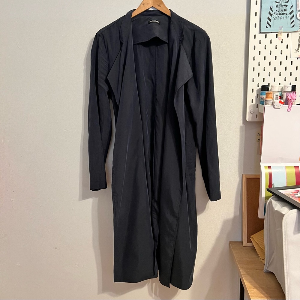 American Apparel Lightweight Trench Coat Jacket Size Medium / Large